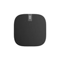 10000 mAh power bank with LCD display in black, compatible with iPhone