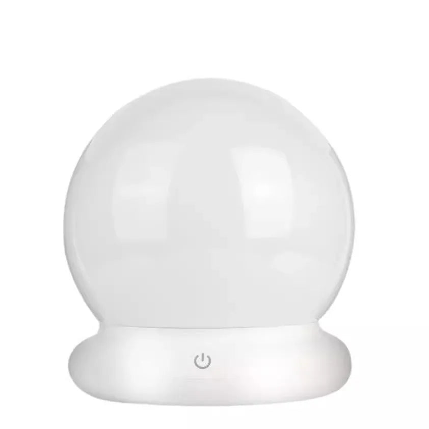 Northern lights projection lamp with star and flame effects, remote control, rechargeable battery and plug-in options, 3W power supply