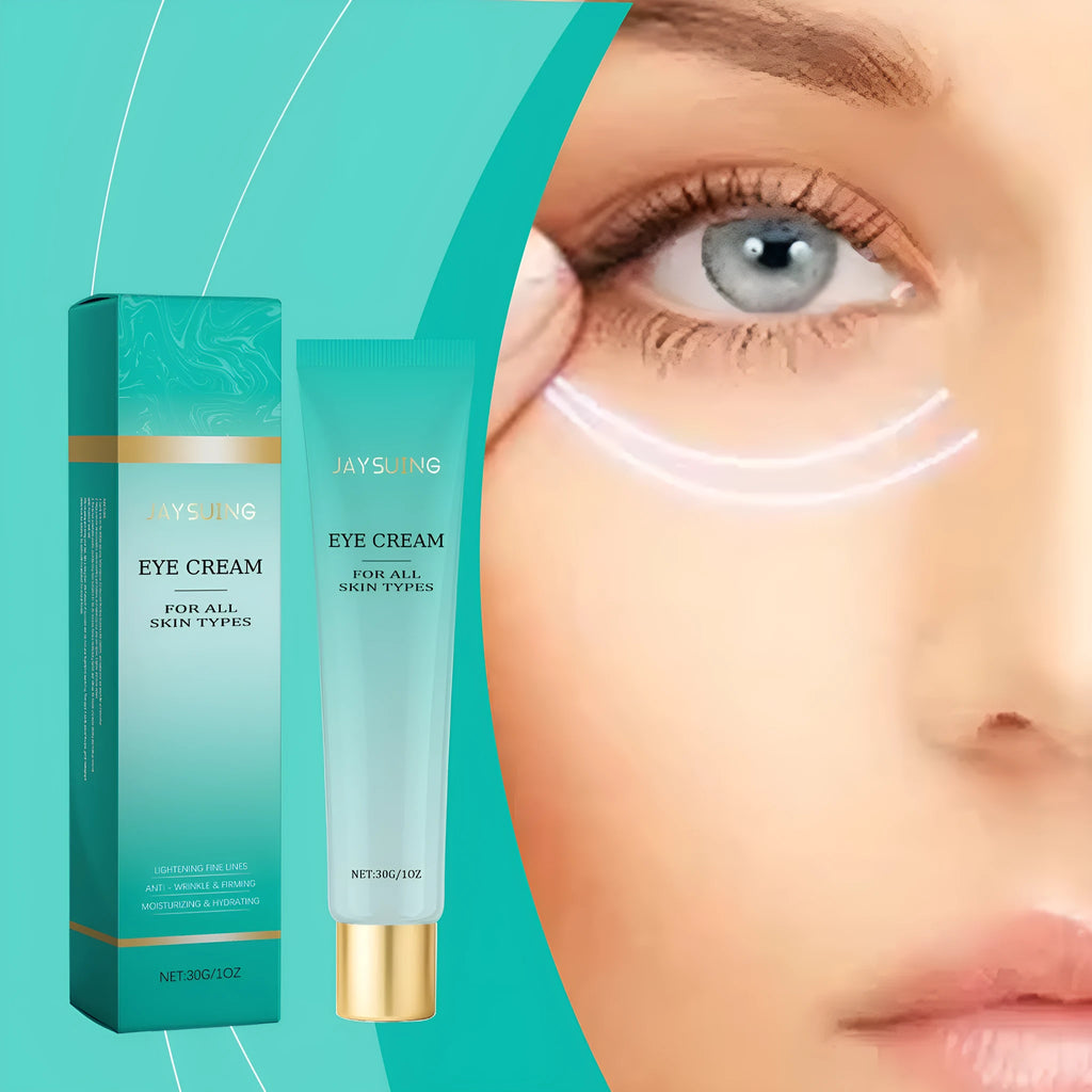 30g container of retinol anti-aging eye cream with hyaluronic acid