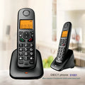 Digital wireless DECT phone for business and home office, table or wall mountable, plug-in handset with loud calls