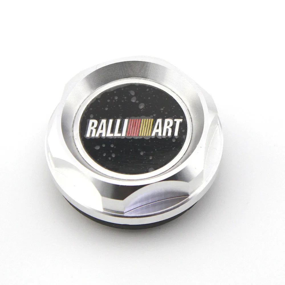 Aluminium alloy oil filter cap for Mitsubishi cars in six colour options.