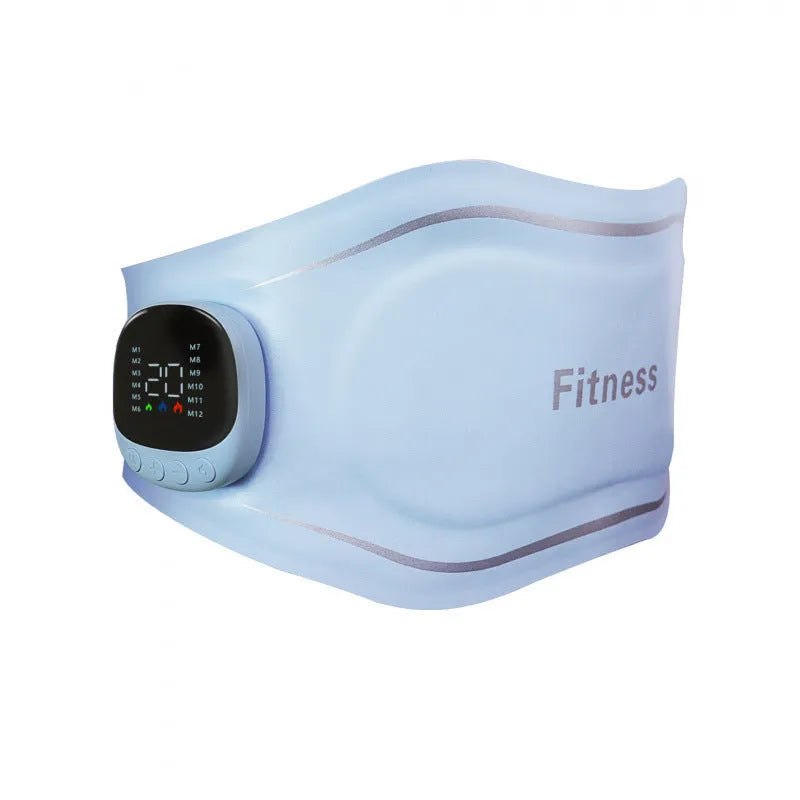 Azure rechargeable red light hot compress massage belt with remote control, ABS PVC, variable speed