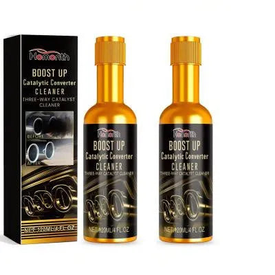 Catalytic converter cleaner 120ml 2-pack PE bottle with EDTA and sodium bicarbonate formula