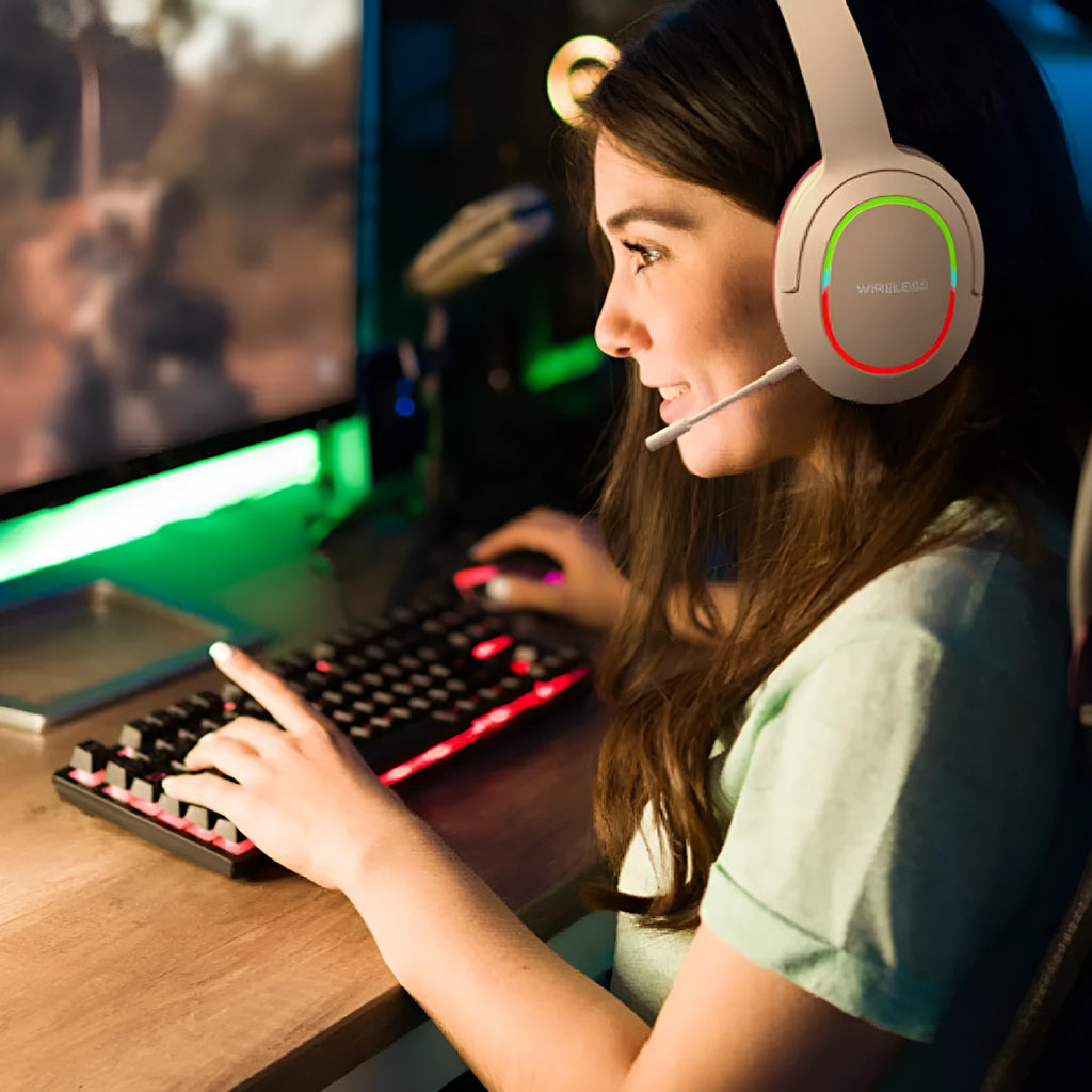 Bluetooth headphone head-mounted noise reduction foldable wireless headset in multiple colours with Jerry chip