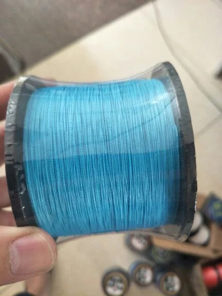 Strong pull fishing line 500 metres bulletproof fiber Four Series green