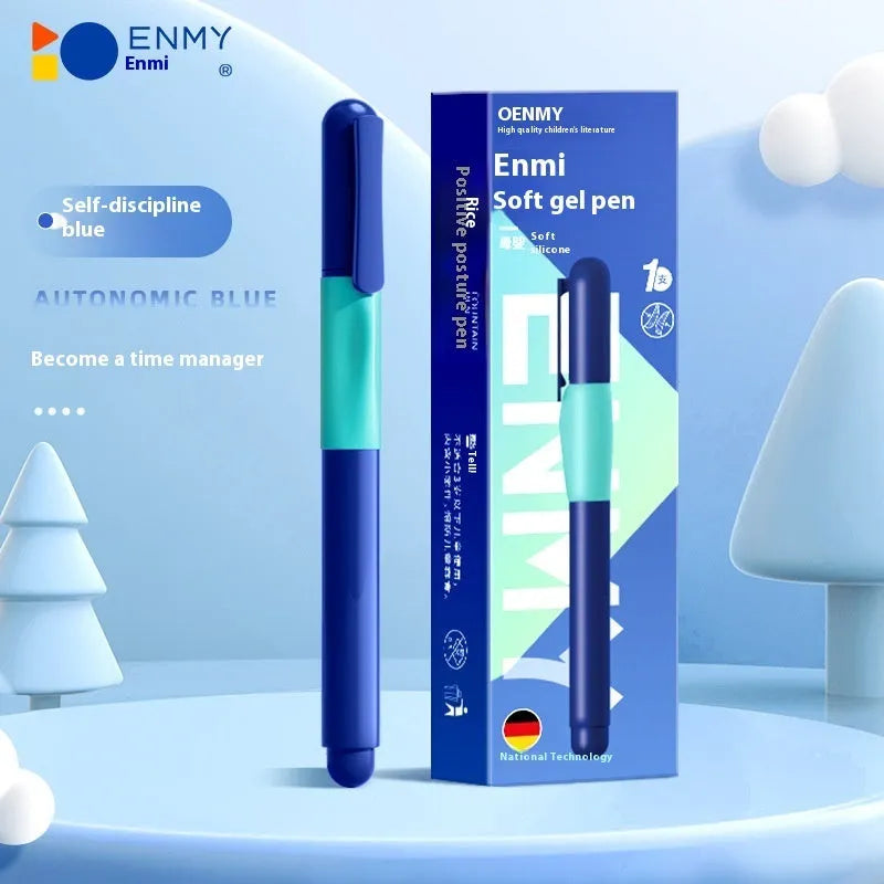Student posture correction pen in blue, green gradient, purple, and orange colour options