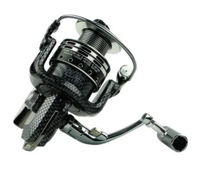 Full metal spinning reel with aluminium alloy wire cup and metal rocker arm