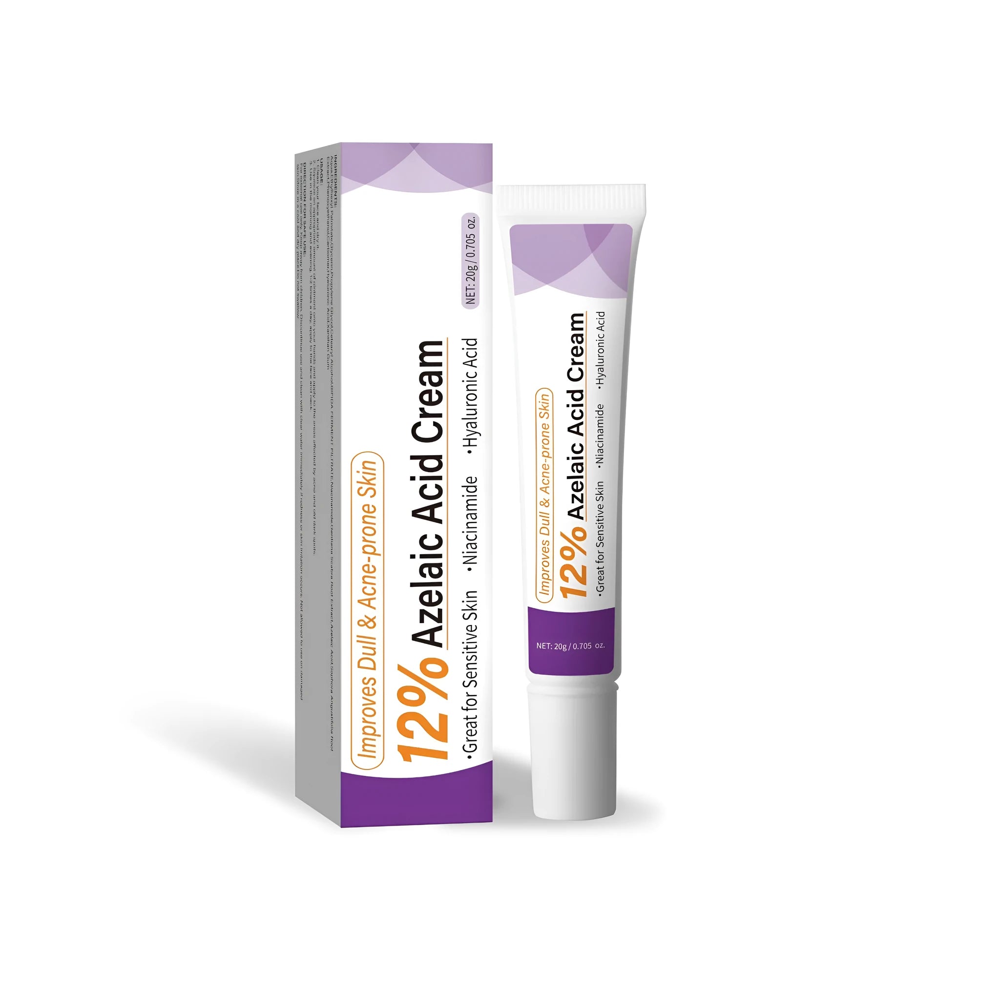 20g tube of Azelaic Acid Cream with FPA030 specification label