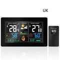 Radio controlled alarm clock with perpetual calendar black LCD display