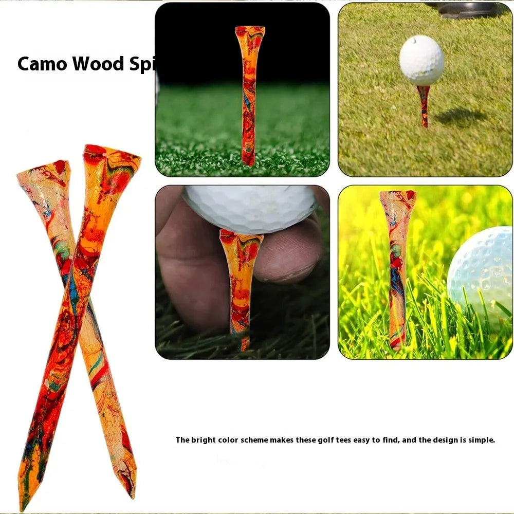 Colourful assortment of 50 golf ball holders with 70mm diameter for training drills