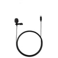 Wired lavalier lapel microphone with omnidirectional pickup