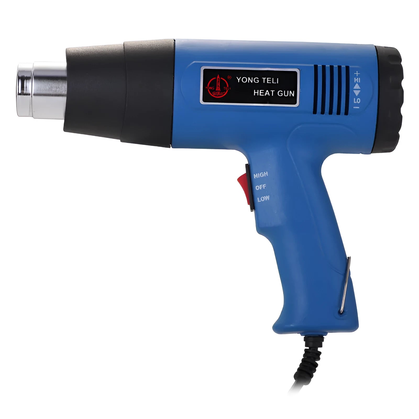 Industrial 1500W heat gun with dual air flow settings and 300-500°C temperature range