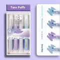 Set of four glitter fluorescent highlighter pens with slanted tips in assorted colours.