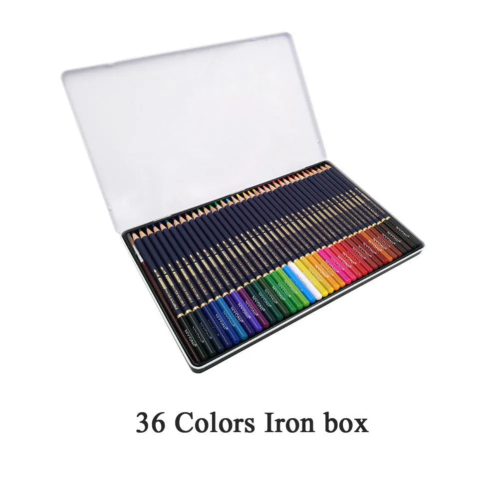 Water soluble coloured pencils with water soluble colour lead in 12 to 72 colour sets and 2B B 5B 3B H 4B hardness.