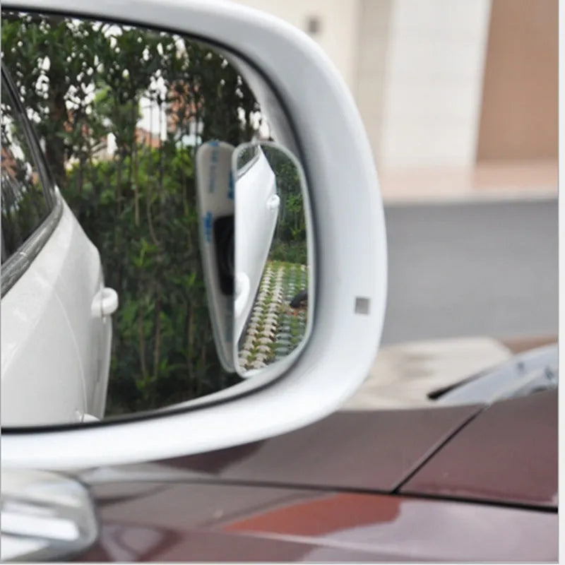 Glass Boundless HD adjustable rearview mirror add-on for cars on a white background.