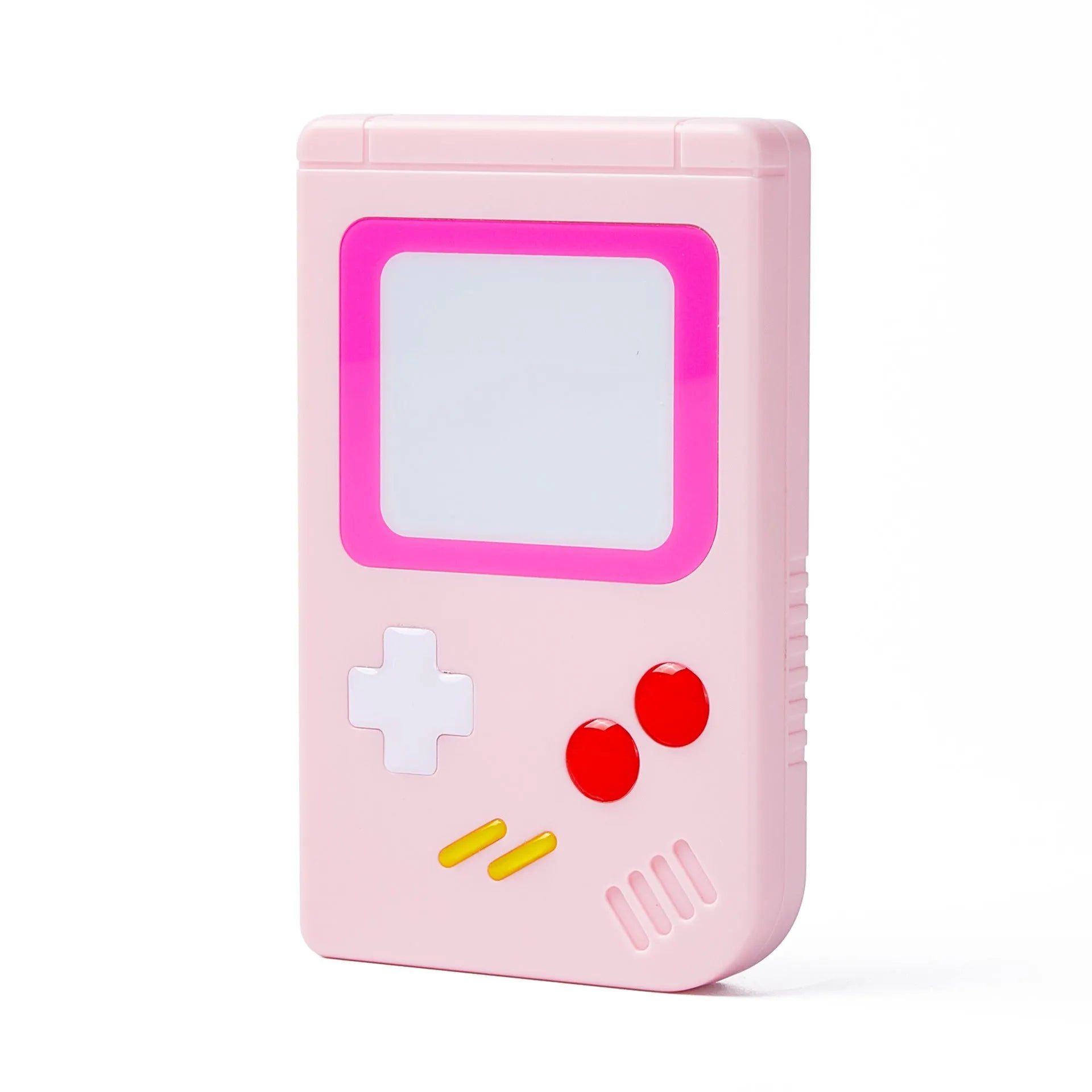 Small portable Nintendo Switch game card storage box in blue, pink or white.