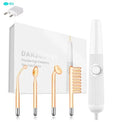 High frequency electrode magic wand machine in blue neon light, space capsule design, with EU plug for acne marks removal