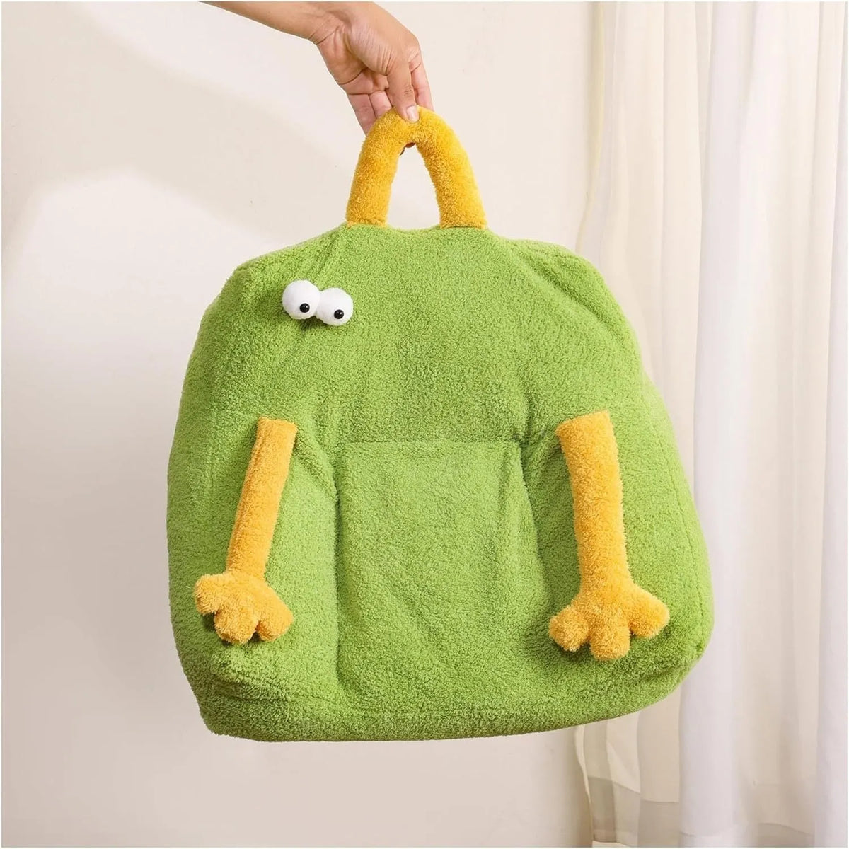 Multi-colour cartoon pet nest in coffee colour, sofa style for small cats and dogs