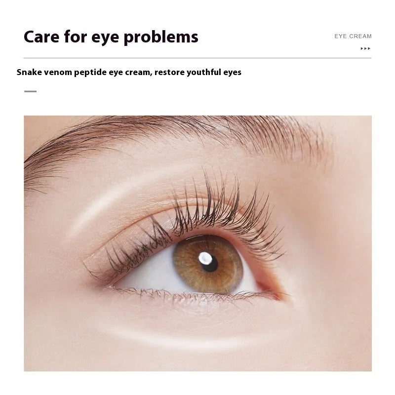 30g glass jar of peptide firming eye cream for treating dark circles