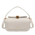 Personalised women's casual shoulder messenger bag in PU leather with an adjustable strap.