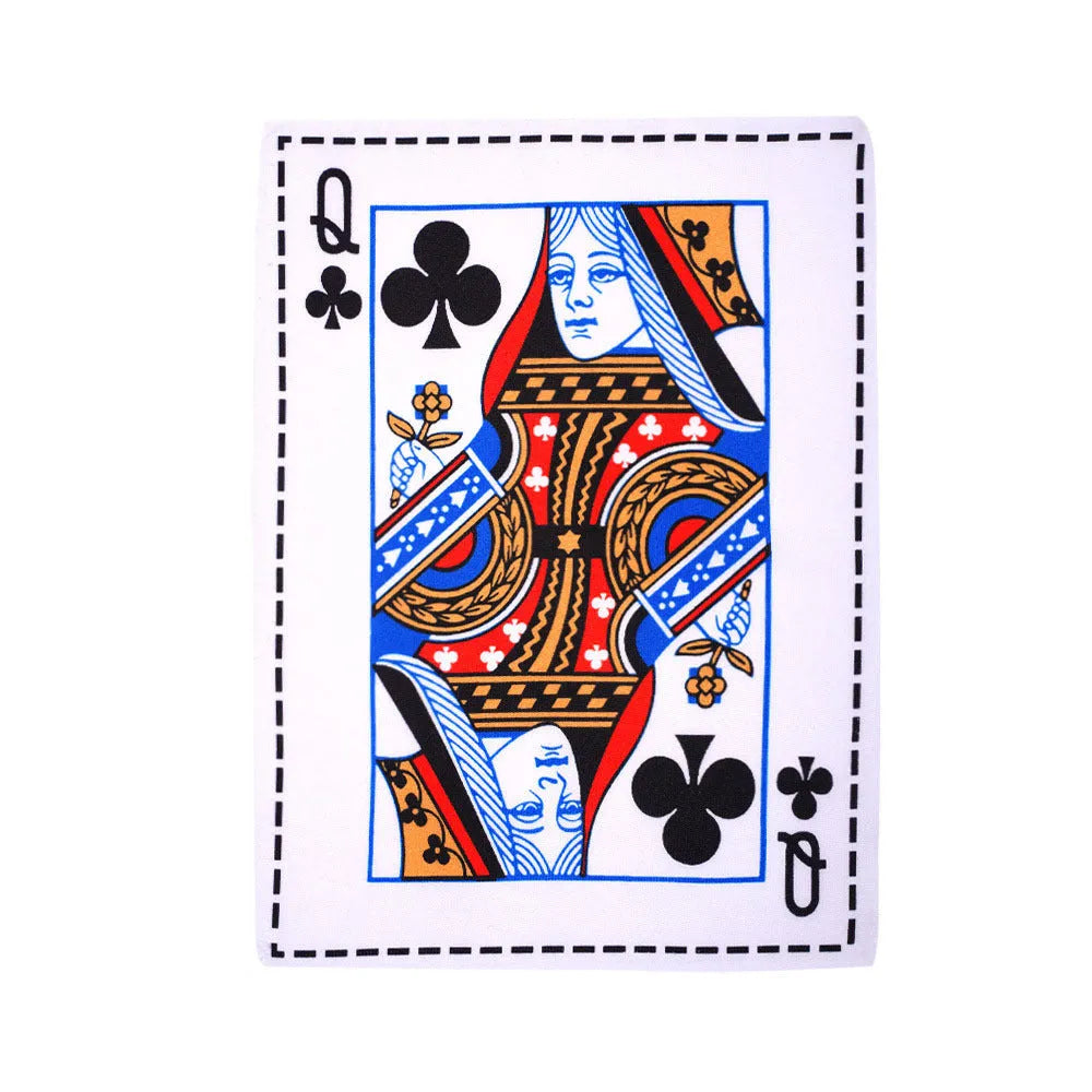 Tearproof squeaking dog toy designed like a newspaper playingcard for corgi and puppy chew play.
