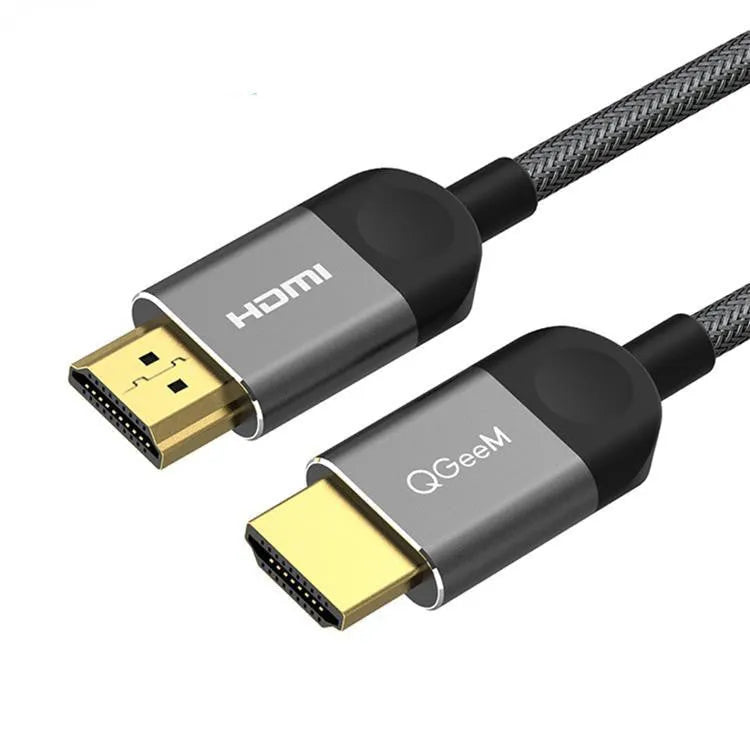 HDMI 2.0 4K HD cable with gold-plated connectors in black jacket