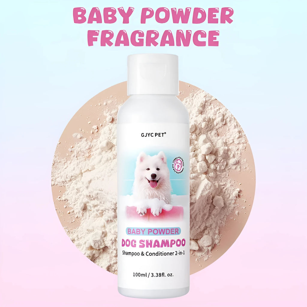 Pet shampoo 100ml talcum powder fragrance deodorant for cats and dogs by Xiangtai