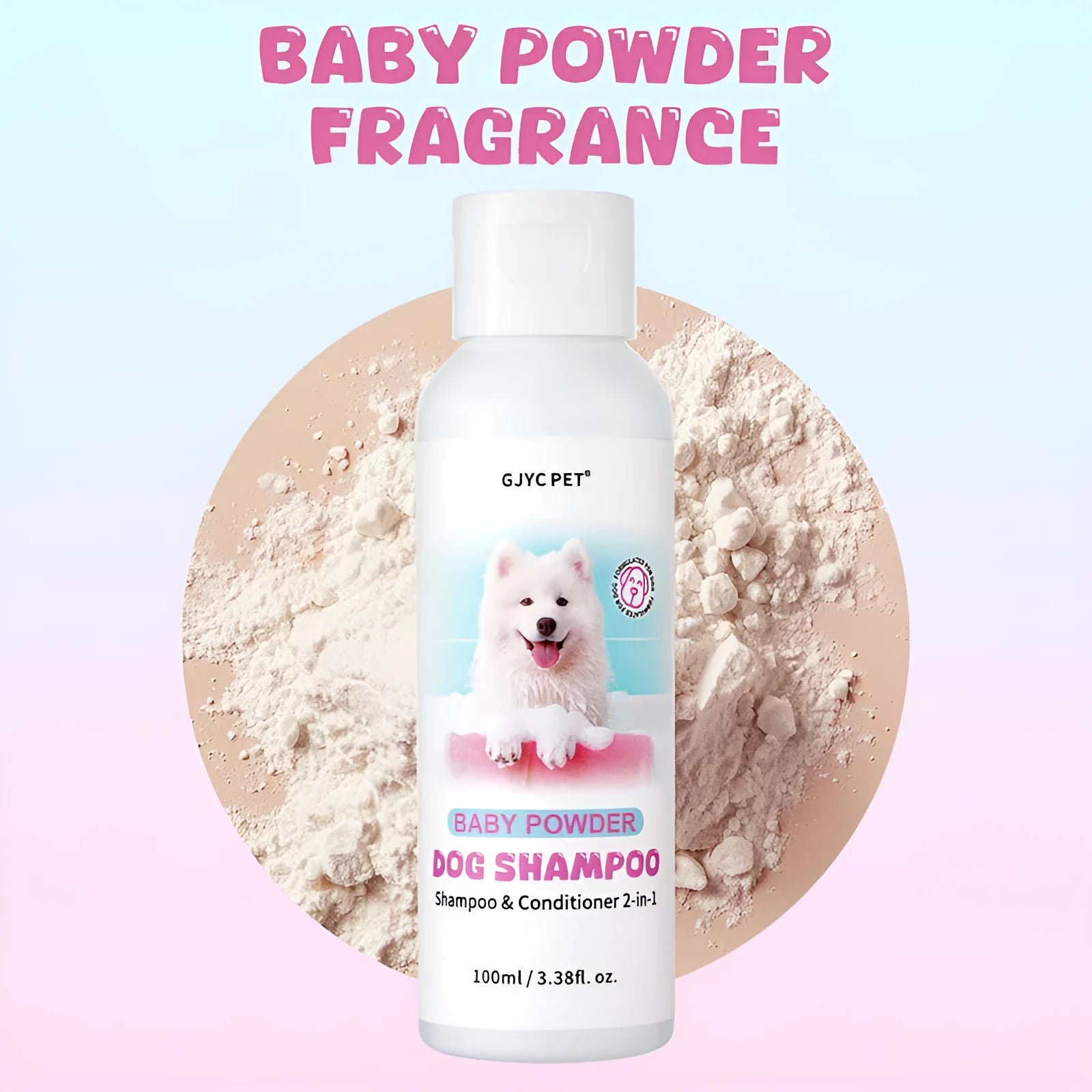 Pet shampoo 100ml talcum powder fragrance deodorant for cats and dogs by Xiangtai