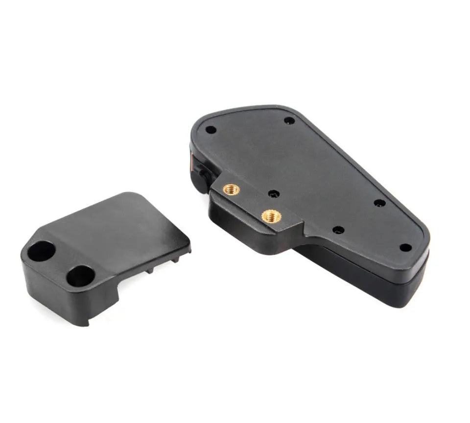 BT-S2 motorcycle Bluetooth walkie-talkie headset in black with 1000m intercom range and DSP noise cancellation