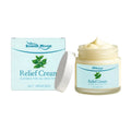 100g tub of peppermint and shea butter relief cream with allantoin for nursing and soothing.