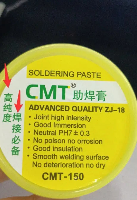 High purity rosin soldering flux paste block for electric soldering iron in 50g or 85g format