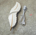 Modern minimalist LED wall lamp with white PVC shade, small size 20x65cm