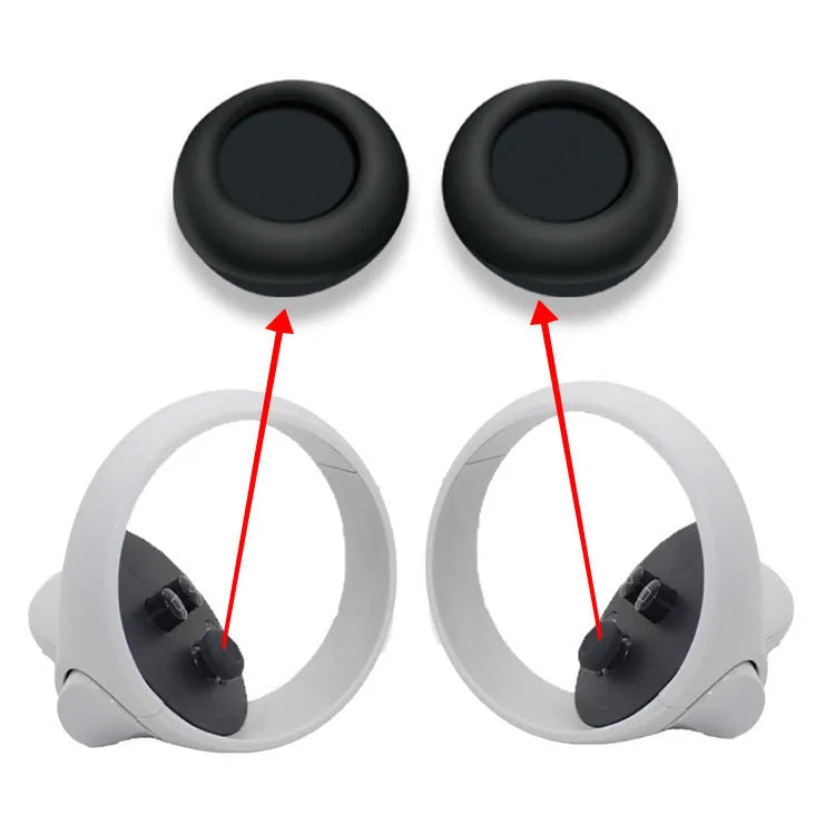 Black silicone glasses accessories set with protective cover, eye mask, and handles