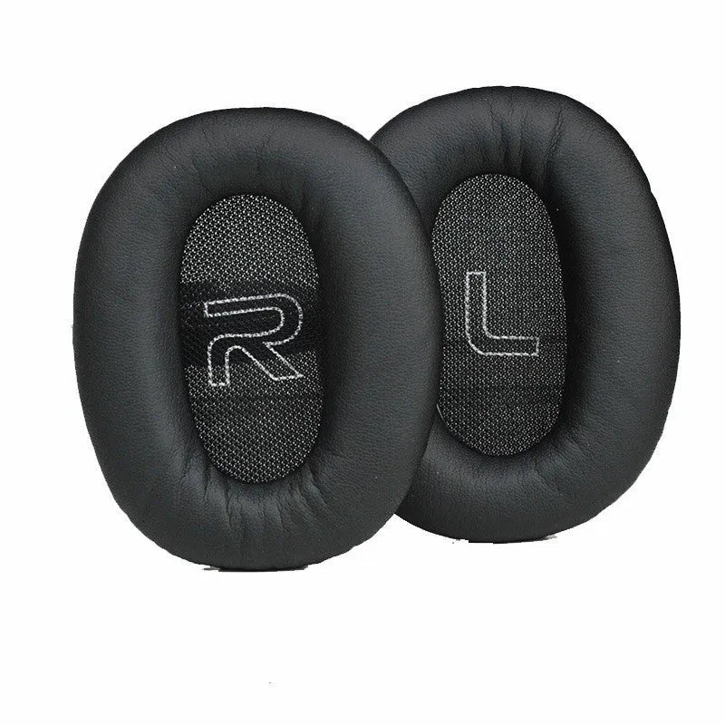 Black protein skin ear cushion replacement for Walker W820BT headphones oval shape