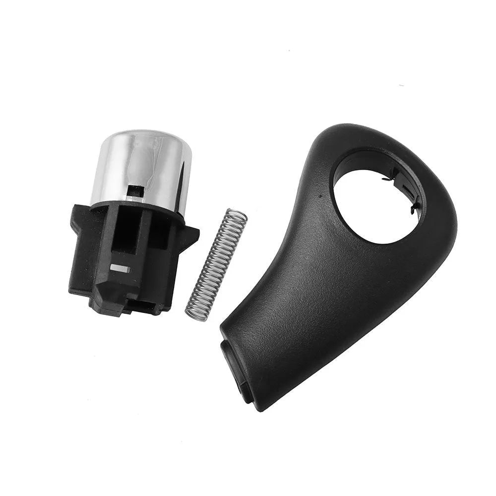 Black plastic shift button refit kit for Honda Accord with spring and side plate