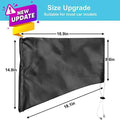 New energy vehicle charging waterproof cover in grey showing drawstring design