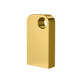 Compact silver alloy car USB 2.0 flash drive with metal shell and waterproof construction.