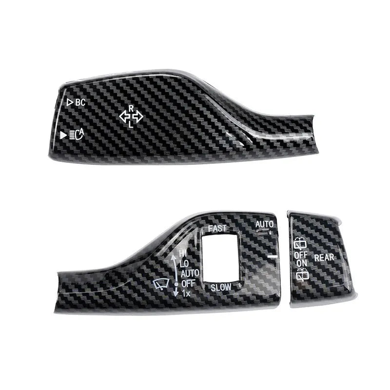 ABS steering lamp switch rod decoration carbon fibre pattern for car model lever cover