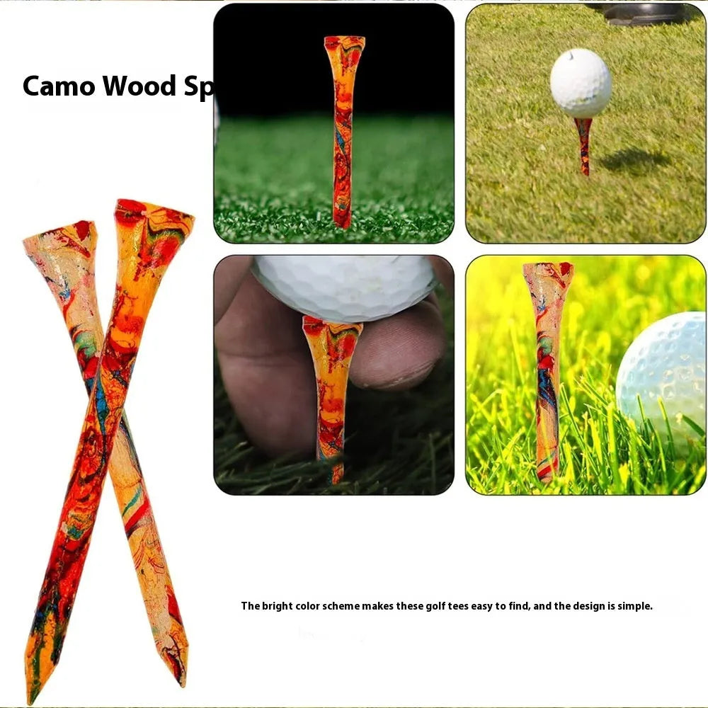 Colourful assortment of 50 golf ball holders with 70mm diameter for training drills