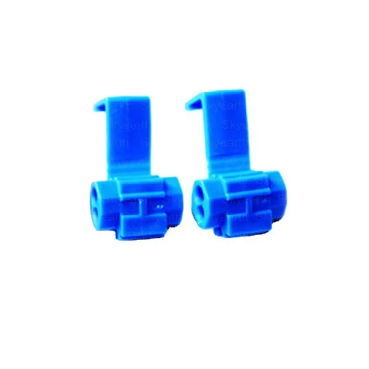 Two gold-coloured aluminium case LED load resistors with four connection clips for car installation