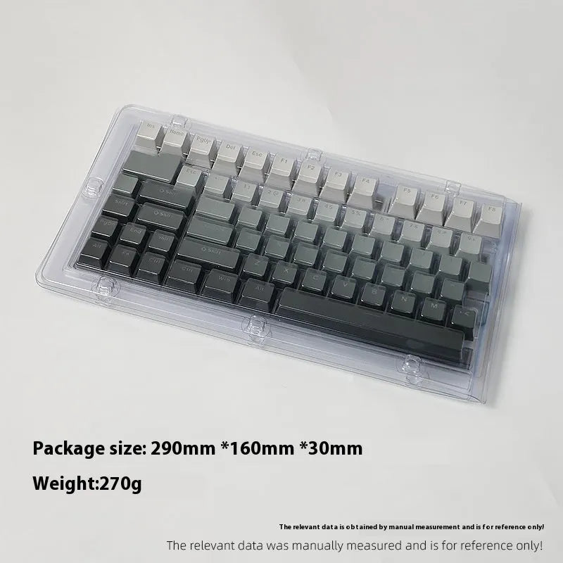 Polar Day Gradient engraved luminous PBT key cap set for mechanical keyboards, 290 x 160 x 30mm, double injection moulded