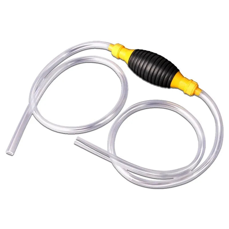 Car manual oil suction pipe set showing flexible tubing for emergency fluid extraction