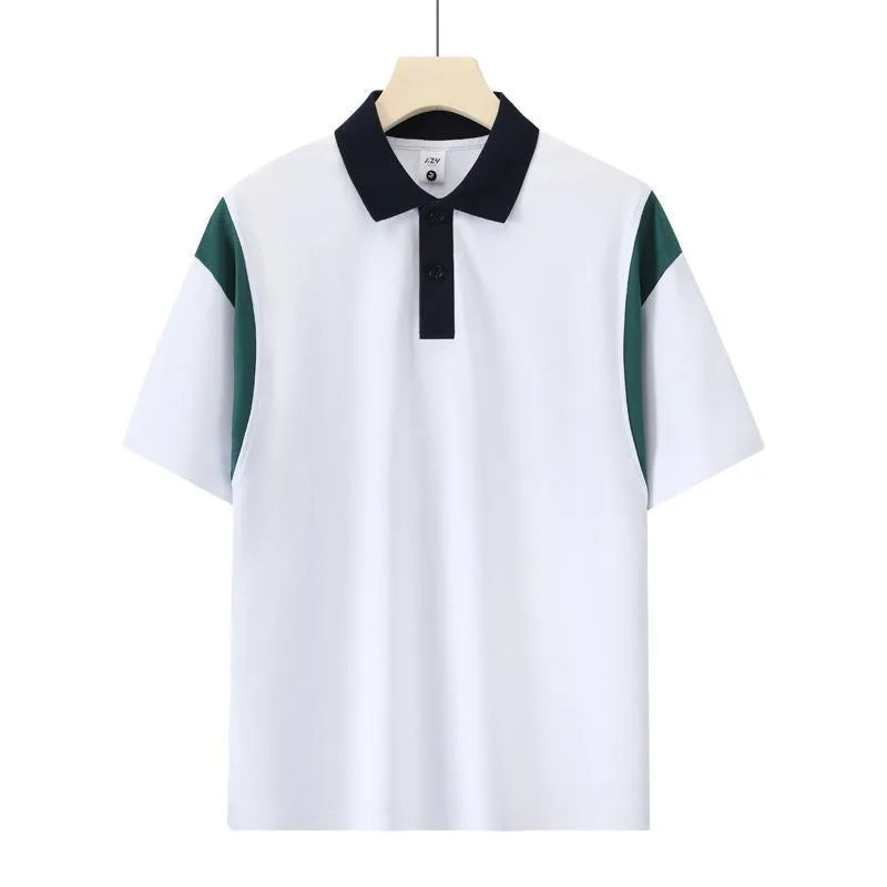 Loose fit raglan short sleeve cotton top in black, red, or dark green colour.