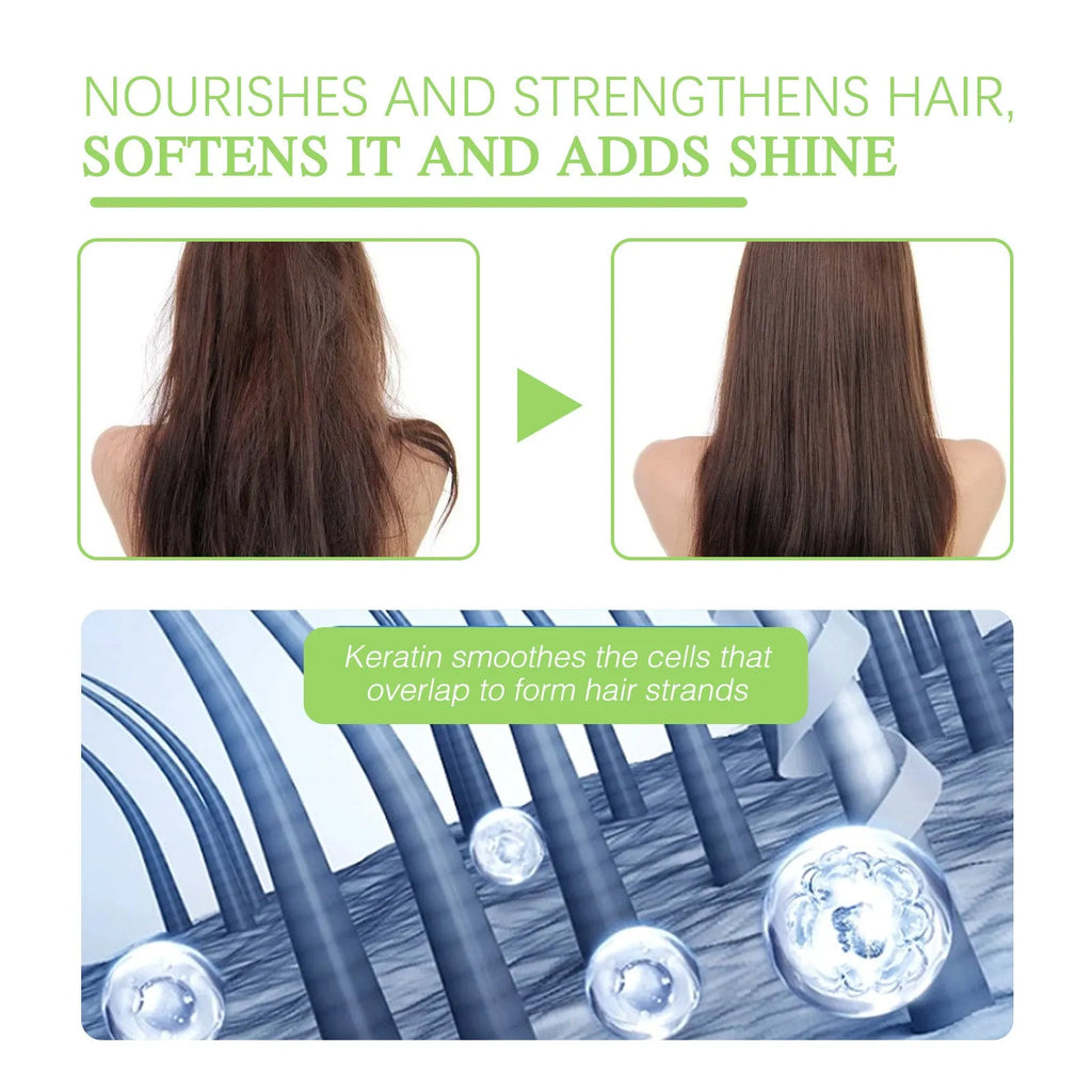 Rosemary hair care essential oil in a 100ml bottle, measures 3.5 x 5.8 cm, for anti-frizz and hair softness