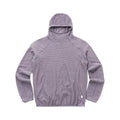 Men's loose fit polyester pullover hoodie in solid colour with raglan sleeves and patch pocket on front
