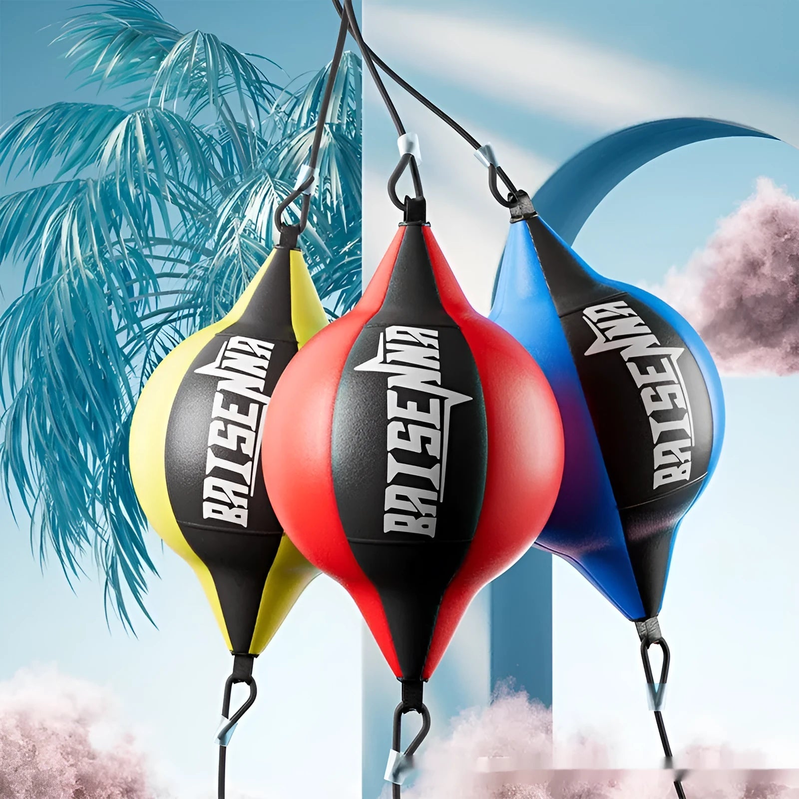 Professional boxing Sanda training dodge ball hanging speed ball in various colour options