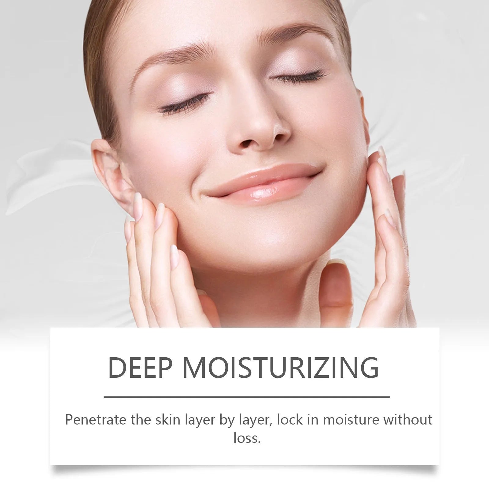 Four collagen tightening facial masks showing 23.5 x 16.8 cm dimensions