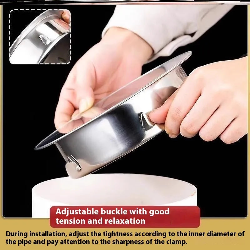 Stainless steel floor drain with deodorant seal for bathroom and kitchen drainage