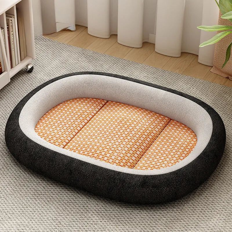 Removable washable pet cooling nest in multiple colours with cotton filling for dogs and cats