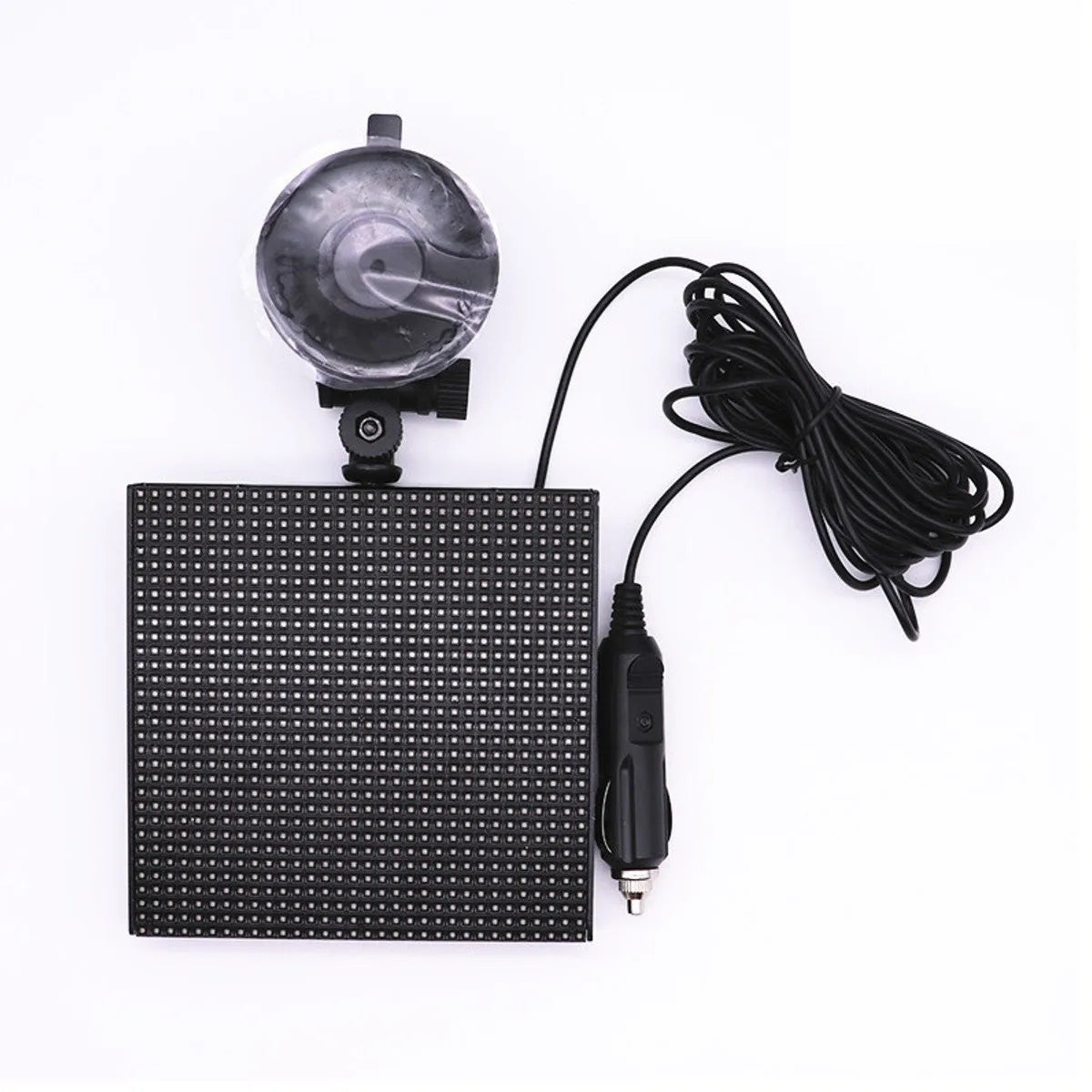 32x32 resolution Bluetooth LED car display screen with aluminium frame for wireless vehicle messaging